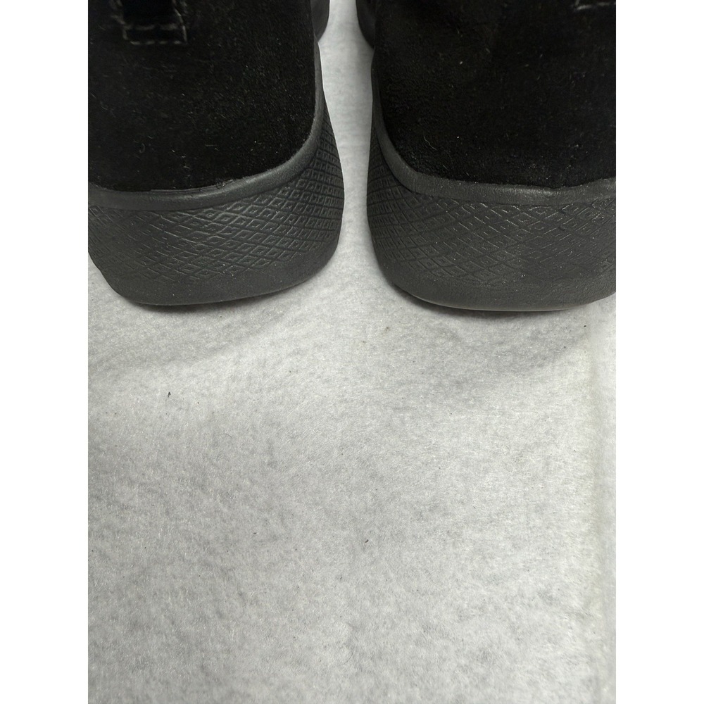 Earth Origins Drift Dax Women 9.5 Black Suede Slip On Comfort Ankle Boots - Picture 3 of 5